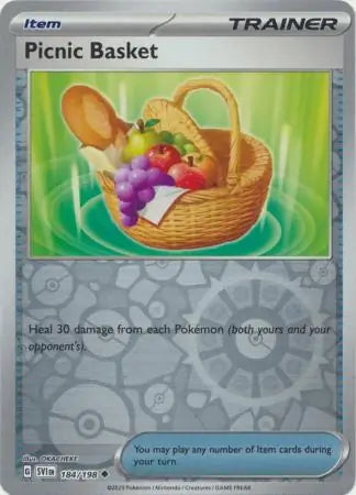 Scarlet & Violet Picnic Basket #184/198 reverse holo